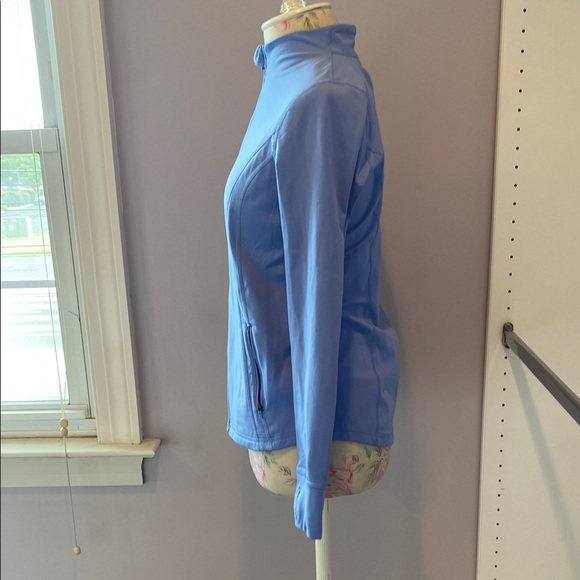 Zella Kids Light Blue Full-Zip Hoodie - Picture 5 of 7